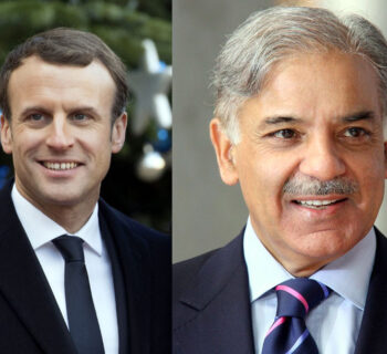 PM Shehbaz felicitates Emmanuel Macron over his re-election as French President