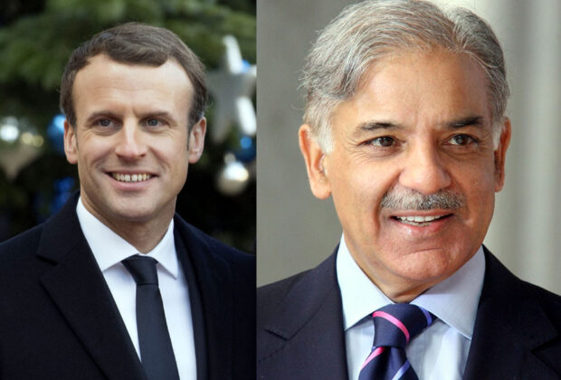 PM Shehbaz felicitates Emmanuel Macron over his re-election as French President