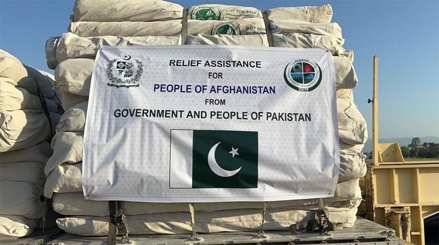 Pakistan dispatches second relief consignment to flood affected people of Afghanistan